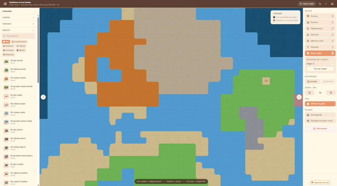 Pokopia Interactive Map Pokopia Companion - Cozy Pokedex, items, habitats and planner